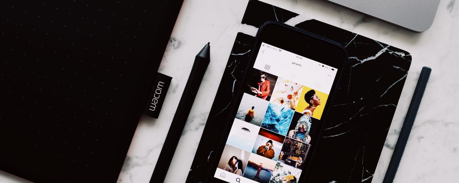 Tablette sosyal medya hesabının gönderi düzeni